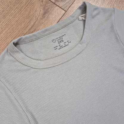 Primark zsályazöld női póló - XXS