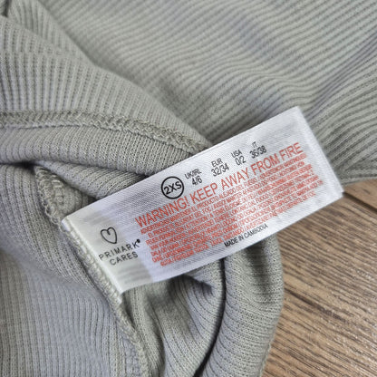 Primark zsályazöld női póló - XXS