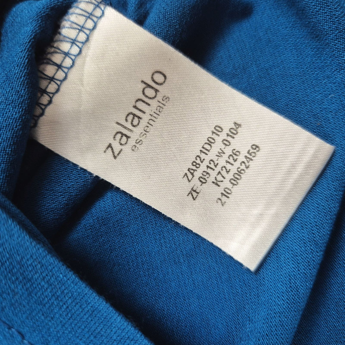 Zalando kék női csipkés top - S