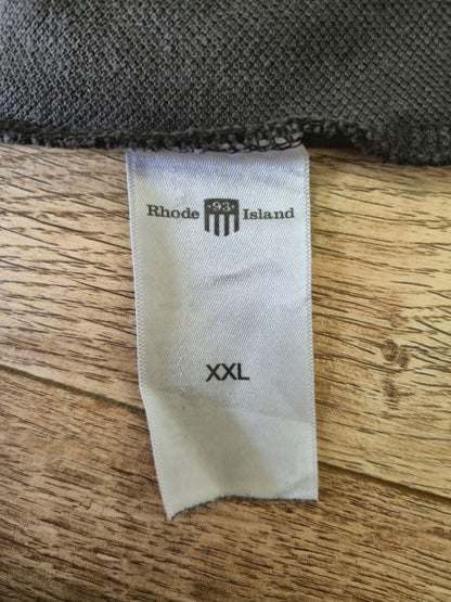 Rhode Island szürke férfi galléros póló - XXL