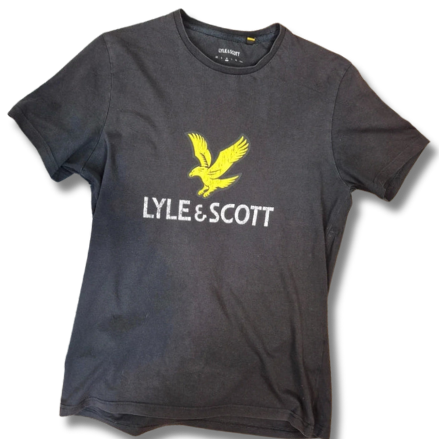 Lyle & Scott fekete férfi rövid ujjú póló - M