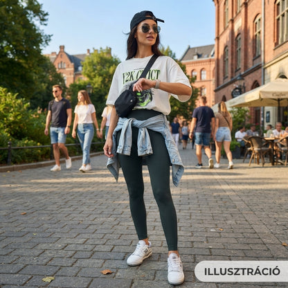 FB Sister sötétzöld női leggings - XS