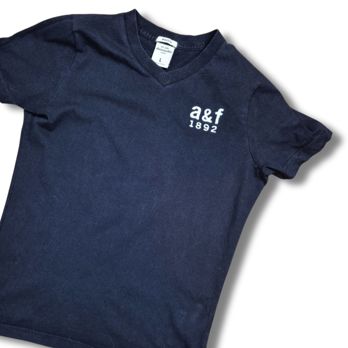 Abercrombie Kids fekete póló - 152