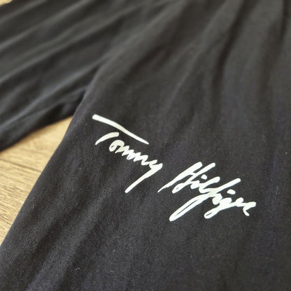Tommy Hilfiger fekete gyerek nadrág - 4-5 éves