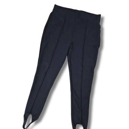 Esmara fekete élvarrott talpalós leggings - M (40/42)